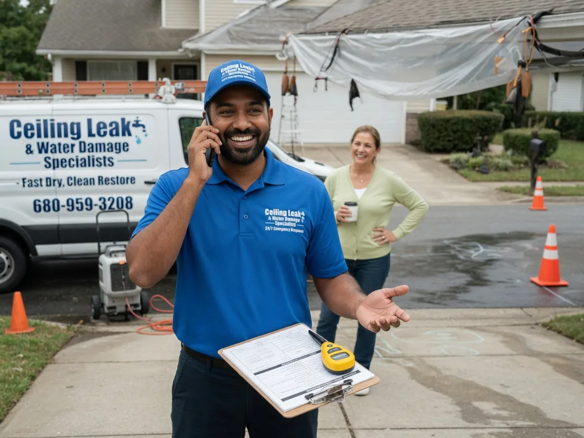 Ceiling Leak Cleanup Fort Dodge, KS FAQs